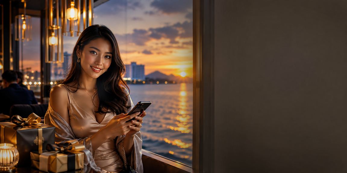 Pengguna baharu mendaftar live2d melalui peranti mudah alih di Kota Kinabalu